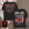 Jovi New Jersey NYC Forever Album T-Shirt Nera Merchandising Vintage Band Rock