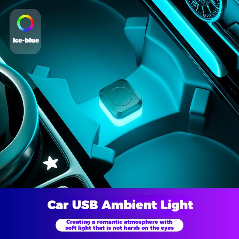 New Mini Universal USB Car Interior Ambient Light LED Signal Light Car Reading Light Decorations Car Interior Accessories Lights