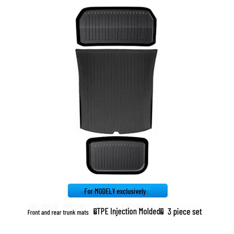 Tesla Model Y/3 Waterproof Front and Rear Trunk Mats - Full Coverage Accessories