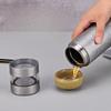 New Minimalist Inner Titanium Outer Steel Tea Separation Thermos Flask Cup Ice Best Flower Double Layer Titanium Mug Business Gift Box Tea Cup
