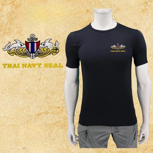 T Shirt Thai Navy Seal Military Shark Soldier Thailand Undershirt O Neck Round Neck Short Sleeve Embroidered Logo Men Women Unisex
