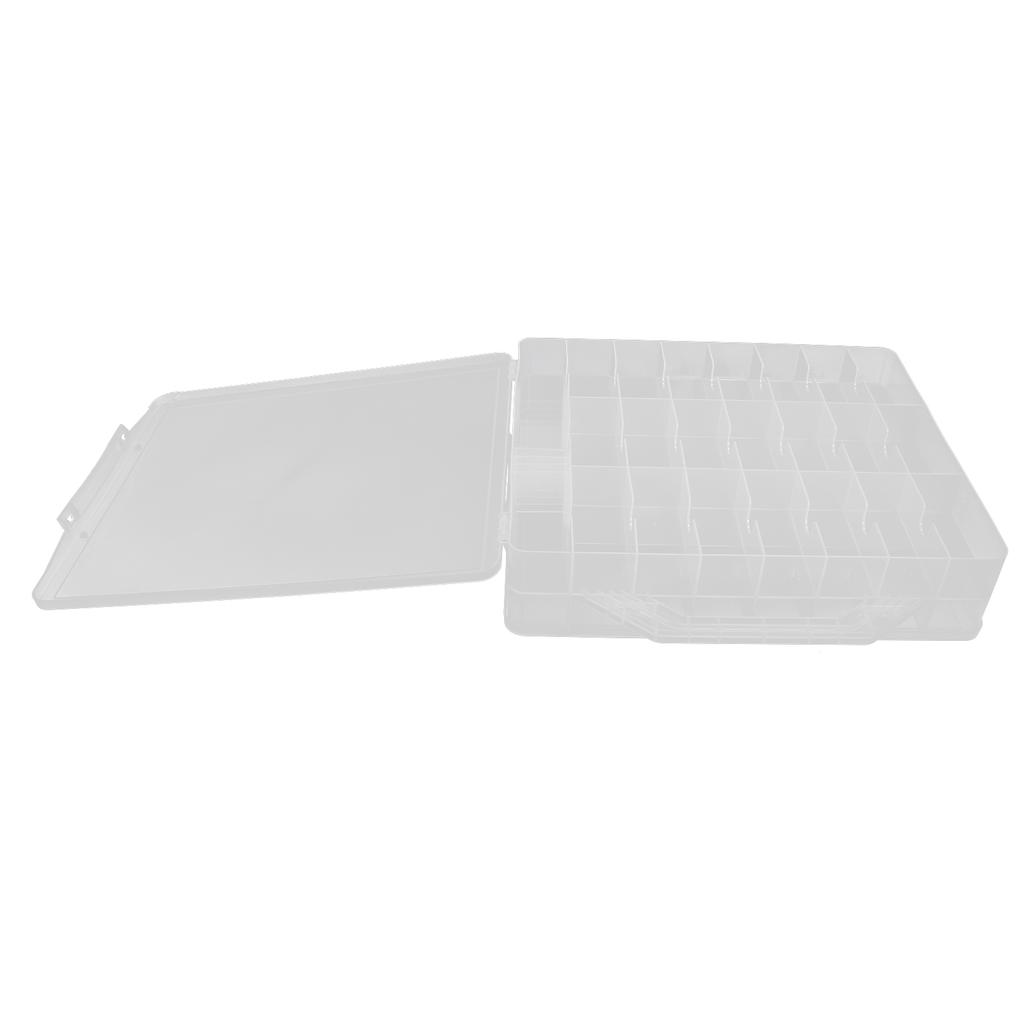 Transparent Nail Polish Storage Case Home Salon Nail Polish Organizer for 48 Bottles