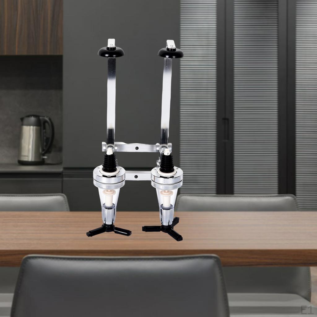 Dispenser Wall Mounted Beverage Bottle Stand Holder Rack for Home and Bar Night Club