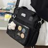 Ins College-Stil Mädchen Rucksacktasche Große Kapazität Niedliche Ita-Tasche Japanisch Vielseitig Hochwertige Einzel Schulter Crossbody-Tasche