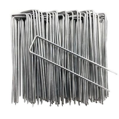 10/50pcs U-type Garden Staples Heavy-duty Fence Tubing Stakes Sod Pins Fabric Irrigation Tubing Holding Lawns Barrier Fixed Nail