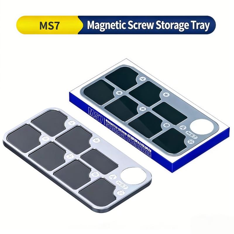 Professional Antislip Magnetic Screw Organizers Mat Work Pad Workstation Mat For Electronics Repair With Aluminum Frame