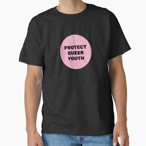 Protect Queer Youth Classic TShirt Made In UsaAus TShirt S2xl