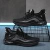 Large size men's shoes new breathable sports shoes fly-woven mesh casual shoes fashion sports trend men's shoes