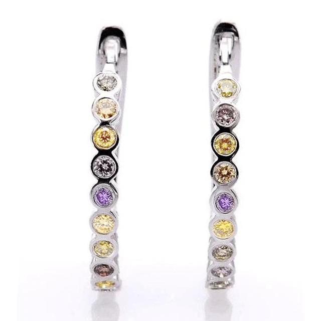 

Нежные серьги-кольца для женщин, изысканные крошечные цирконии, модные женские аксессуары, модные дизайнерские украшения