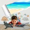 Mosasaurus Shark Toys with Openable Jaws The Megalodon 11" Ocean World Realistic Marine Animal Creature Action Figure
