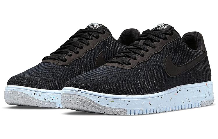 Nike Air Force 1 Low Crater Flyknit Černá Chambray Modrá DC4831-001
