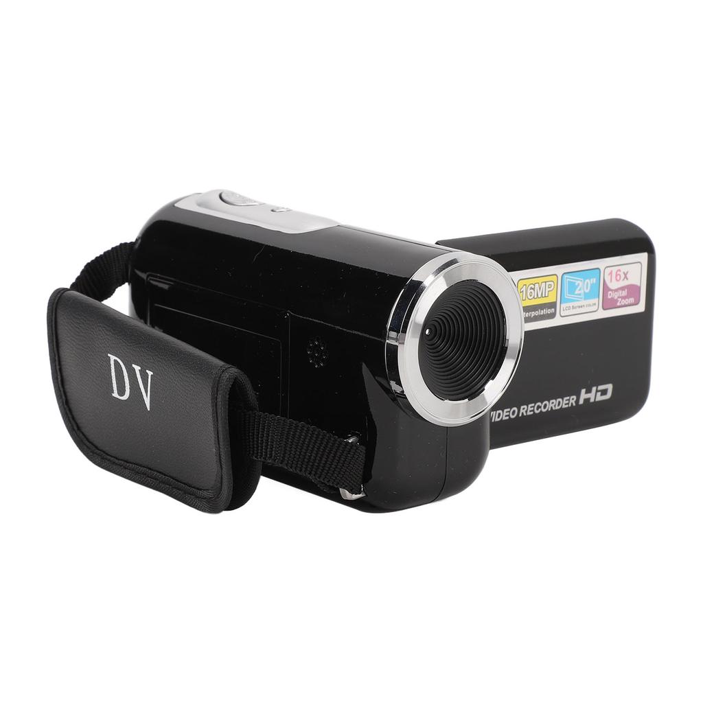 Camcorder 16MP 1080P 16X Digitalzoom 2,0 Zoll drehbarer Bildschirm Anti-Shake USB-Anschluss 1/4 Zoll Gewinde