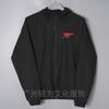 Men Women Hooded Windbreaker Jacket Soccer Training Coat Outdoor Sportswear Lightweight Breathable