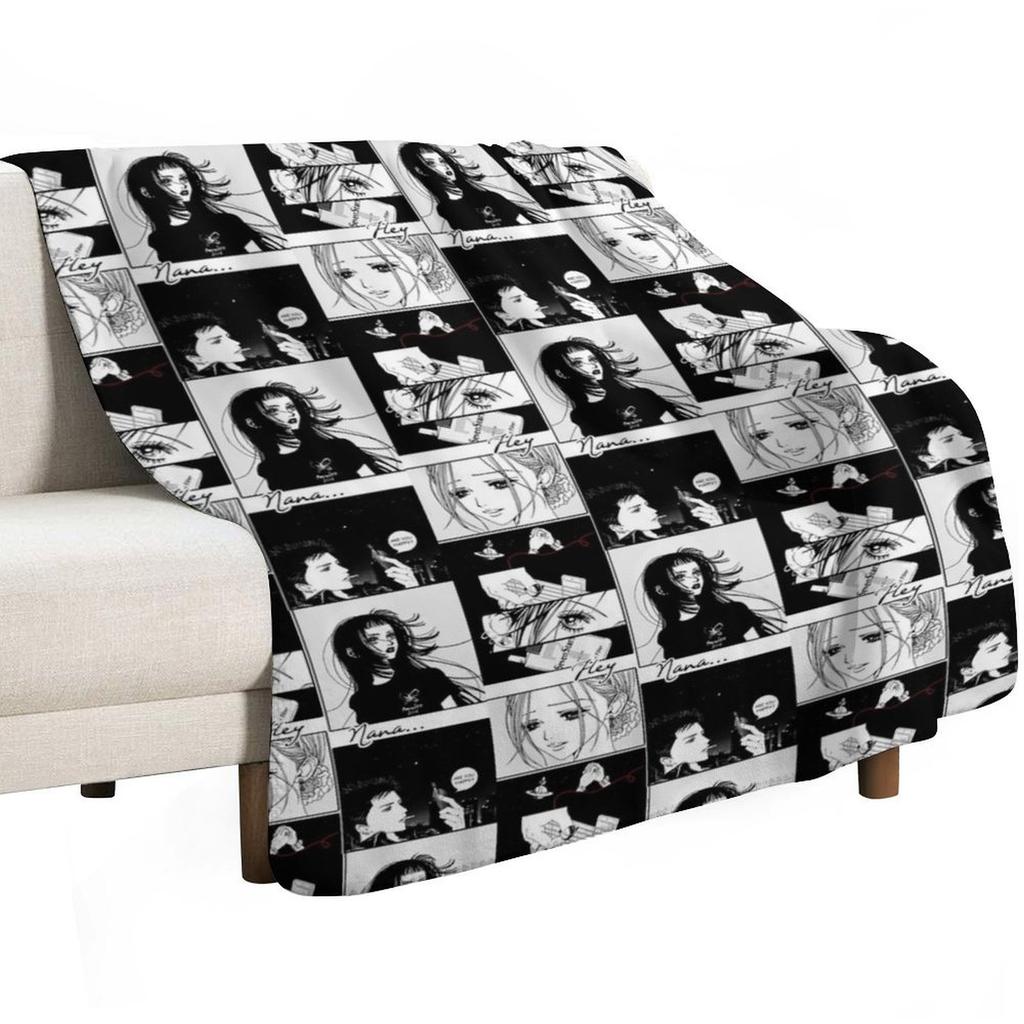 Hey Nana (High Quality) | Ai Yazawa Throw Blanket Warm Throw Blanket Gift for Anniversary