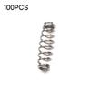 Barbed Swivels Spring Saltwater Fishing Accessories Twist Fishing Hook Metal Spring Pack of 100P