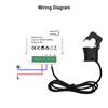 Electricity Meters With Clamp CT 0.2A-80A Monitor Simple