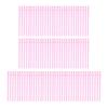 Reusable Striped Drinking Straws with Twisted Pattern for Cold and Hot Beverages Suitable for Daily Use and Parties Pack of 100 Pieces