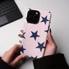Blauer Stern Design 2-in-1 Handyhülle geeignet für iPhone 17 16 15 14 13 12 11 Pro/Max/Plus sturzsicher und stoßfest Rückabdeckung