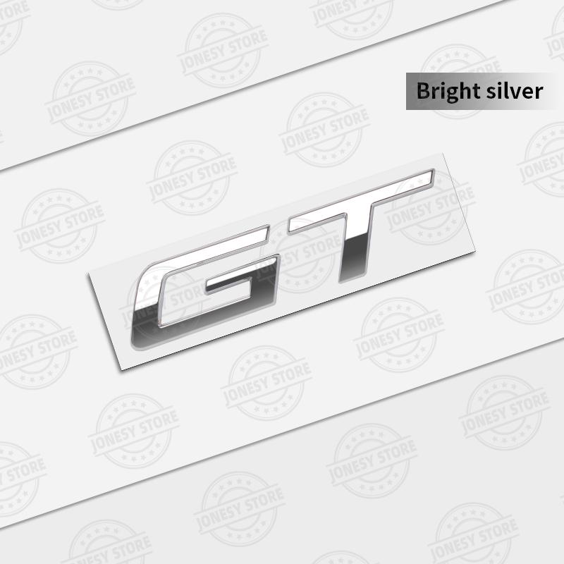 Auto Metal New GT Logo 3D Badge Lettering Decals Trunk Sticker For r333 301 306 307 308 3008 407 508 2008 RCZ Car Styling 333r