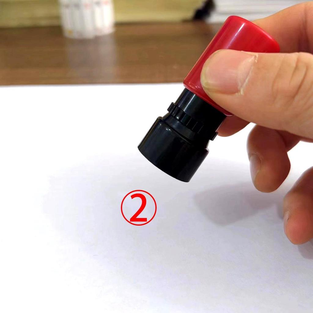 Lichtempfindliches Stempelset: Zahlen 0-9 zum Markieren & Journaling