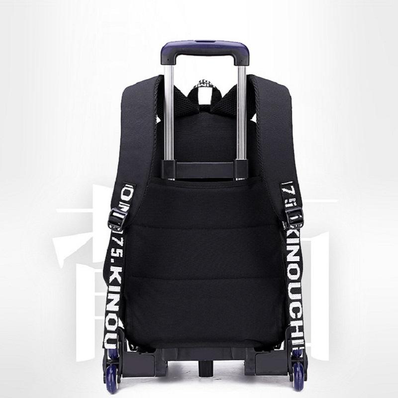 School Bags Roller Student Backpack 6 Wheels (43*32*16CM)ZRY1221