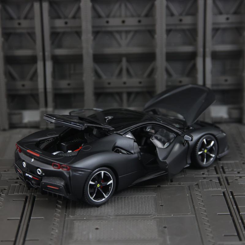 Bimei 18-26028 SF90 Stradale Alloy Supercar Model Ornament Gift