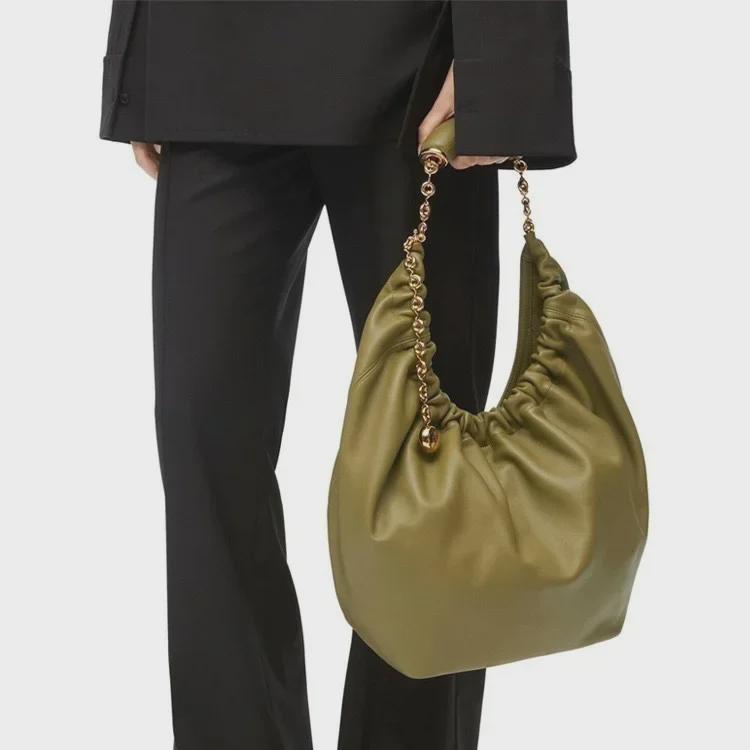High-Quality Luojia Soft Leather Chain Shoulder Bag