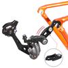 Cansucc Bicycle Rear Derailleur Hanger Aluminum Alloy Frame Gear Tail Hook Extender for 32-56t Flywheel Cycling Accessories