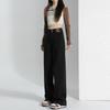 High Waist Straight and Thin Jeans Women's 2025 Autumn and Winter New Small Loose and Drape Wide Leg Floor Pants