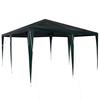 Party Tent Green 400 X 400 X 266 Cm Polyethylene and Steel
