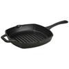 Enameled Cast Iron Induction Grill Pan 25x25cm, for Fire, Barbecue, Oven Victoria 39561 Black