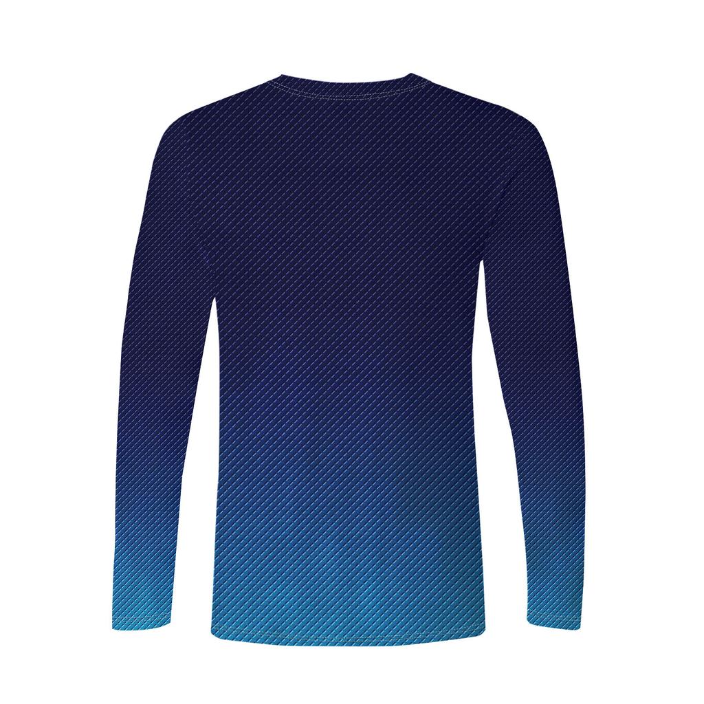 Herr T-shirt O-hals Kläder Kläder utomhus långärmat tryck Modedesigner Vintage