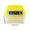 220V 96 Eggs Incubator Double Layers Full Automatic Hatching Machine for Chicken Duck Smart Control +12V LCD Display 58x54x35cm