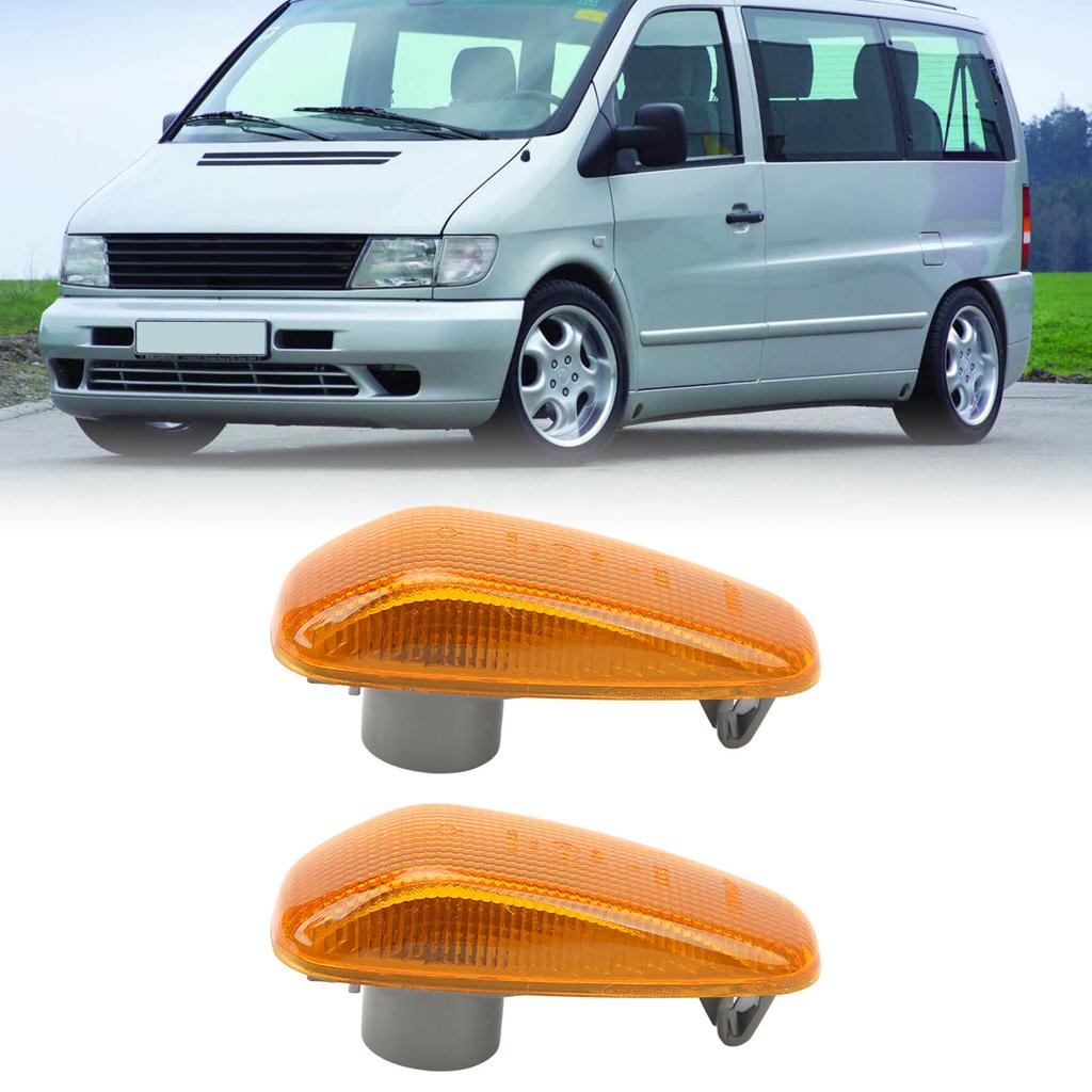 2PCS Side Marker Light 2108200921 Turn Signal Lamp Replacement for    Vaneo W414 20022005
