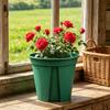 Breathable Control Flower Pot with Air Pruning Design Resin Planter for Blueberries Strawberries Roses Drainage Holes Thickened Beginner Plant Pot for