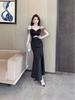 Elegant Slim-Fit Slip Dress for Spa and Wellness Technicians