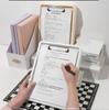A4 Exam File Organizer Multi Function Student Folder with Clip Office Document Holder School Supplies Paper Board Storage