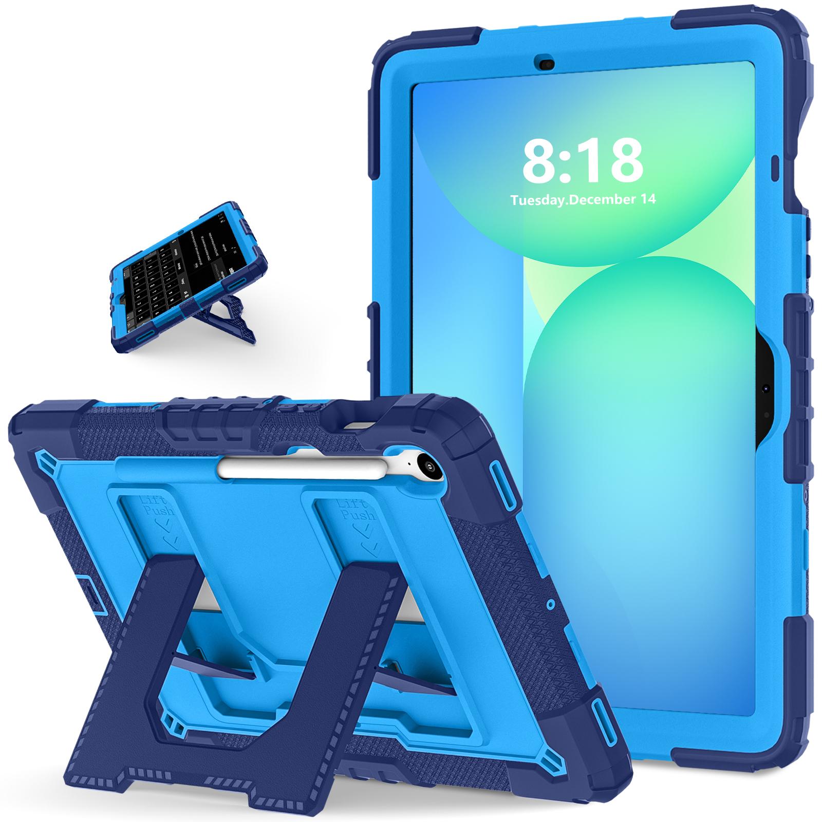 Чехол-подставка для Samsung Tab S10 Lite S9 FE Tab A11 A9 Plus A9+ A11+ Чехол для планшета Прочный Толстый Ударопрочный Жесткий Чехол Tab A9Plus 2023
