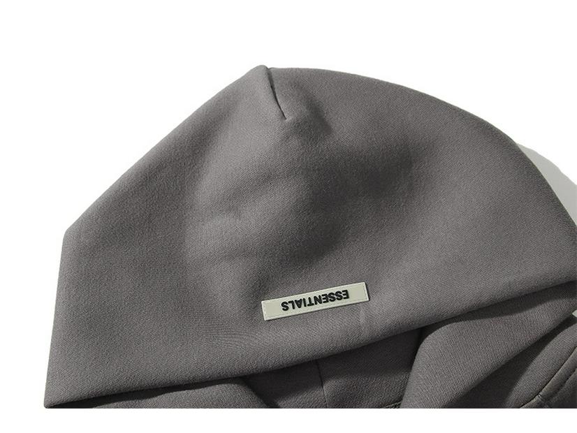 FOG ESSENTIALS Reflective Unisex Hooded Sweatshirt - Loose Fit Autumn/Winter Cardigan