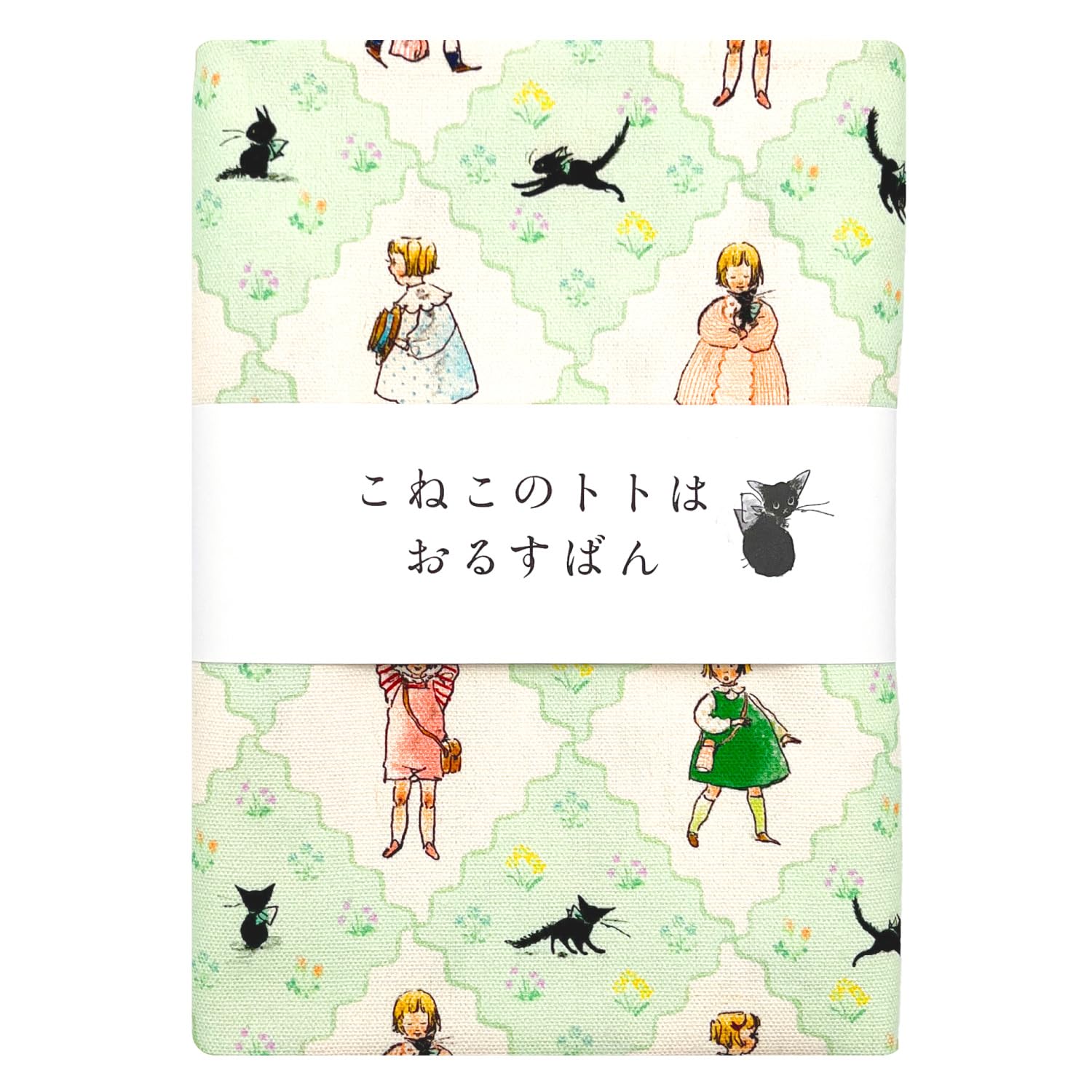 

Kurahashi Rei Cut Cloth Toto is Home Alone KRF28 Fabric Fabric Cute Kurahashi Rei Fabric Popular Illustrator and Picture Book Author Kitten Toto