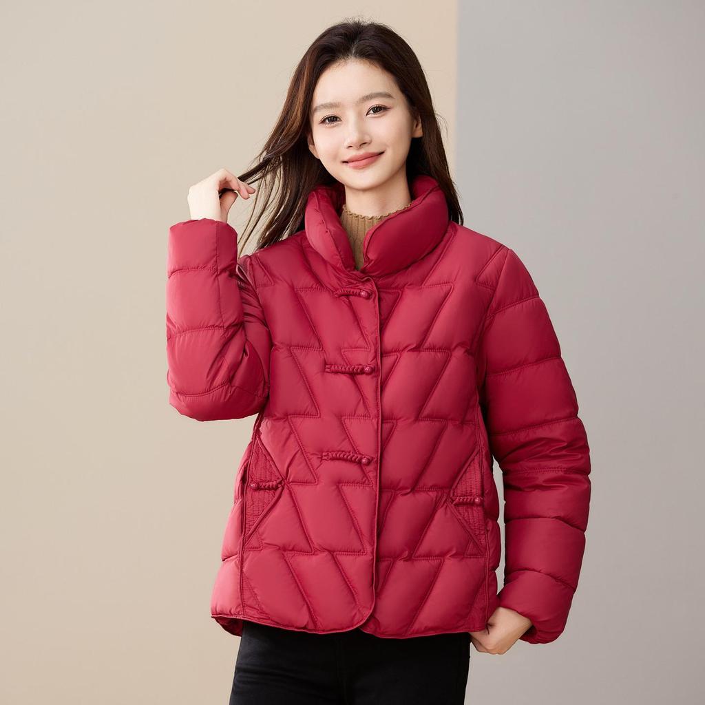 Herbst Winter Verdicken Warmer Parka Damen Lässig Süß Einfarbig Große Tasche Lockere Jacken Oberbekleidung