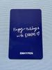 [USED] ENHYPEN SBS Sanok Limited Trading Card Jung Won