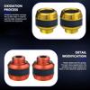 2/4Pcs Aluminum Alloy Motorcycle Crash Protector Scooter Wheel Front Fork Frame Falling Protection Pads Sliders Moto Exterior