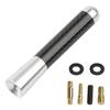 Car Roof Antenna Carbon Fiber 3.5/8/12cm Radio Aerial Antenna Radio FM/AM Metal Receiving Antennas Short Stubby Mast Antenna