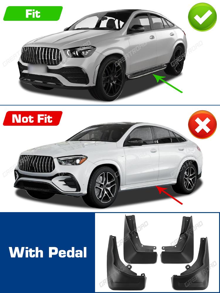 

For Mercedes Benz GLE Coupe 2020 2025 2025 2025 2025 2025 Fender Mudflaps Splash Guards Mudguards Mud Flaps car Accessories
