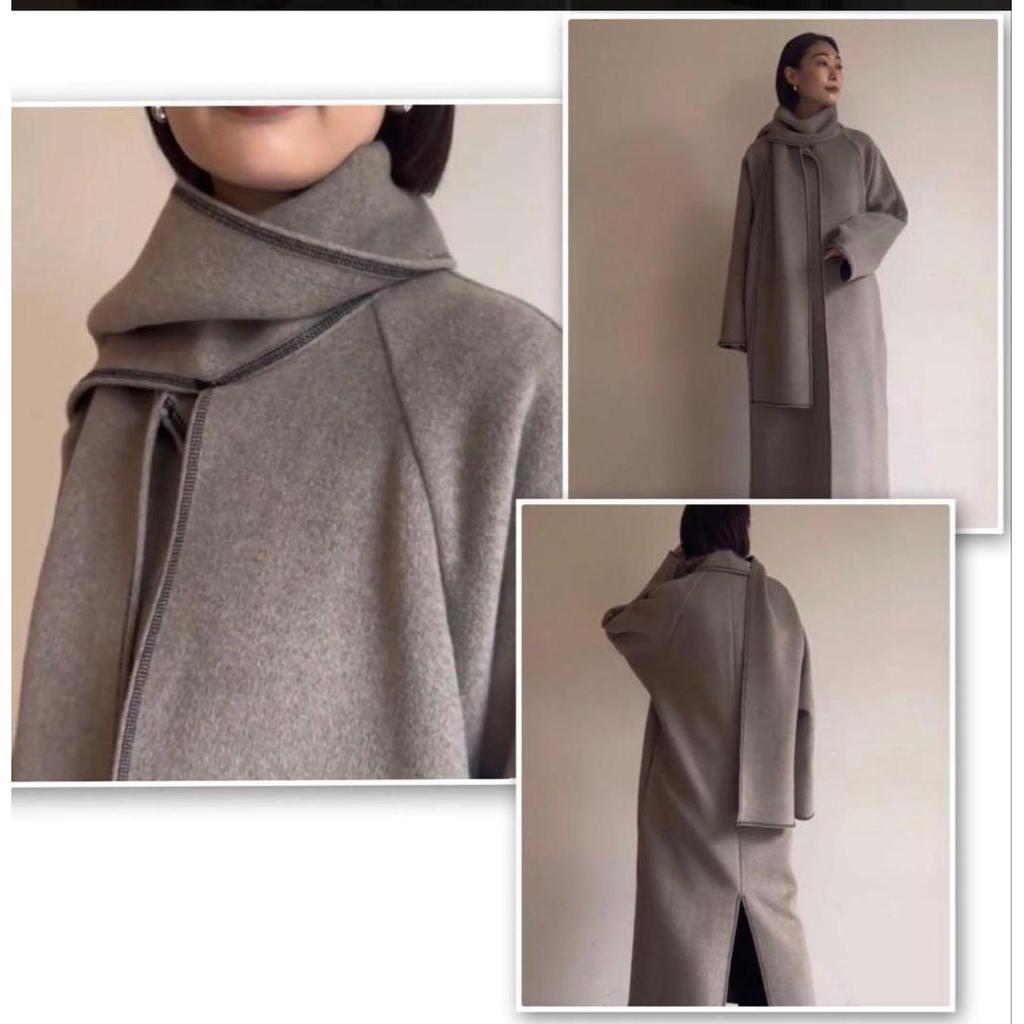 Used Beautiful condition, GALLARDA GALANTE stitched coat with stole, 35,200 yen