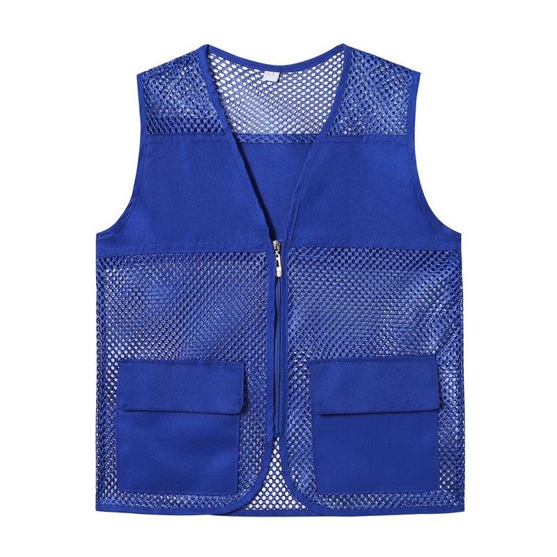 Custom Breathable Mesh Vest with Logo for Volunteer and Promotional Activities