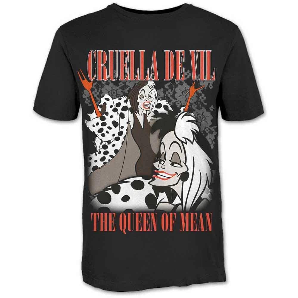 Disney Unisex T-Shirt: 101 Dalmations Cruella Homage (X-Large) L