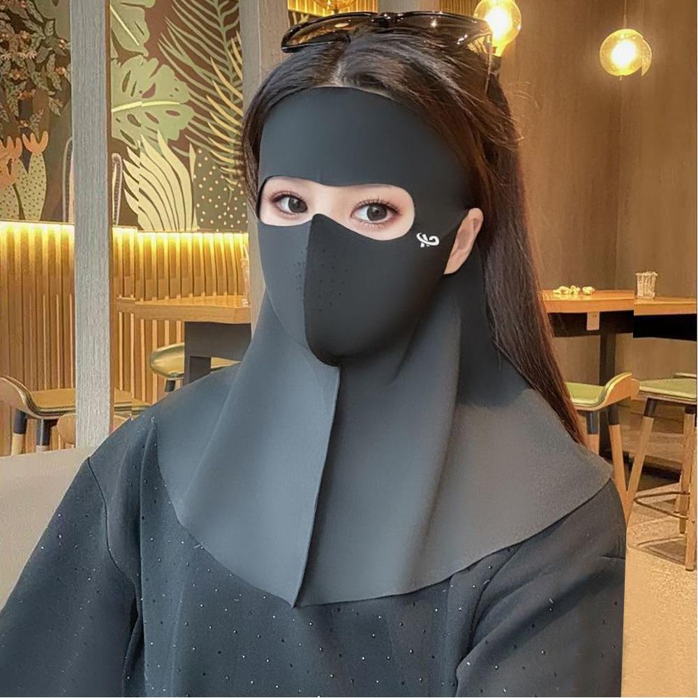 

Outdoor Activities Anti UV Mask Summer Neck Protection Unisex Cycling Ice Silk Face Mask Hunting Running Sport Mask Scarf