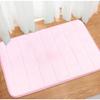Coral fleece floor mat, memory cotton slow rebound carpet, bedroom door mat, bathroom kitchen water-absorbing non-slip door mat